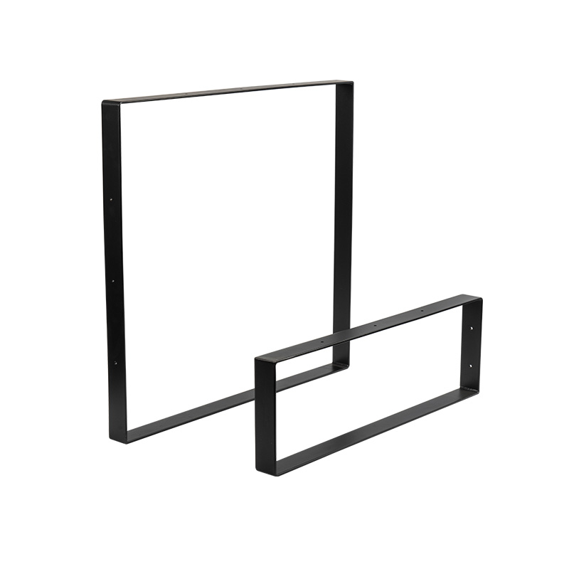 Flat Black Wall Mounted Barn Bracket