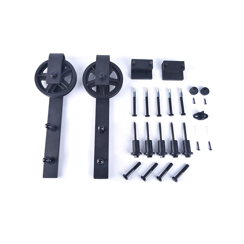 Top-Mounted Spoke Wheel Barn Door Slides